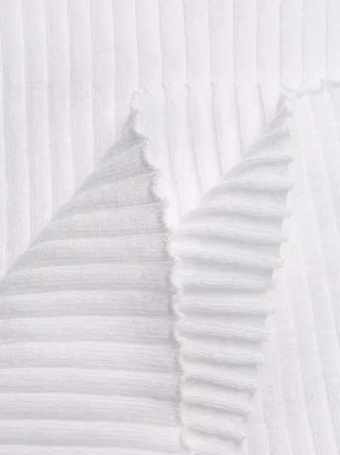 CourrÈGes Turtleneck Sweatshirt In White