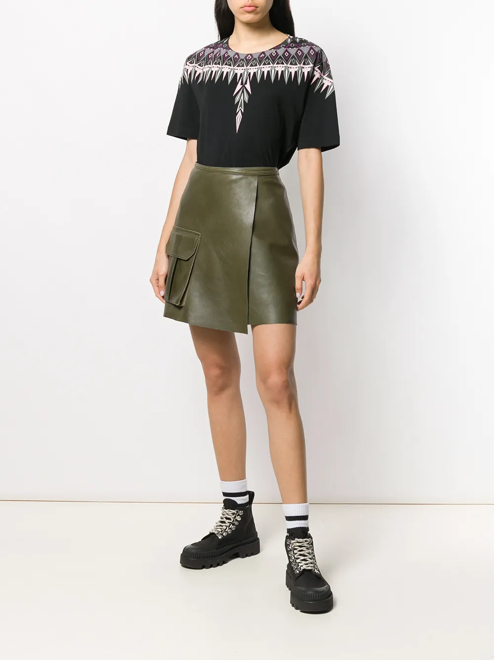 COUNTY OF MILAN T-shirt met korte mouwen Zwart