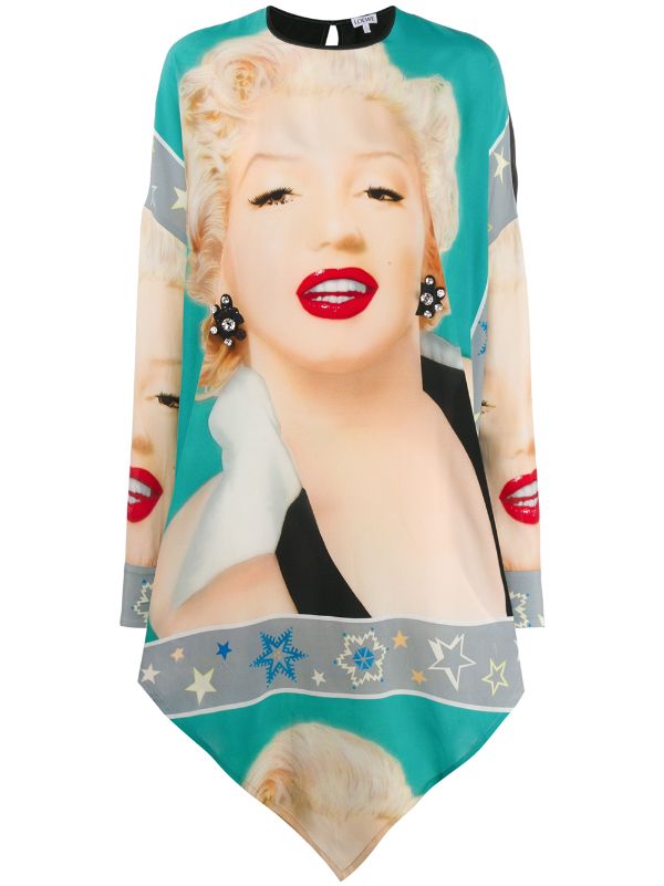 LOEWE Marilyn Monroe print dress 