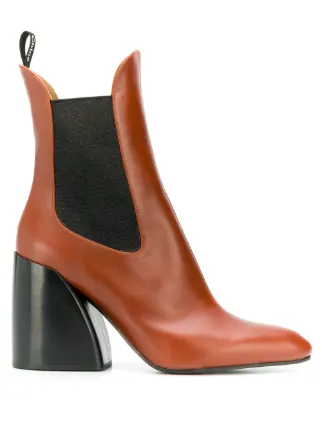 farfetch chloe boots