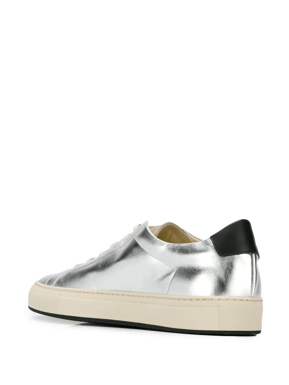 Common Projects low-top metallic trainers Silver