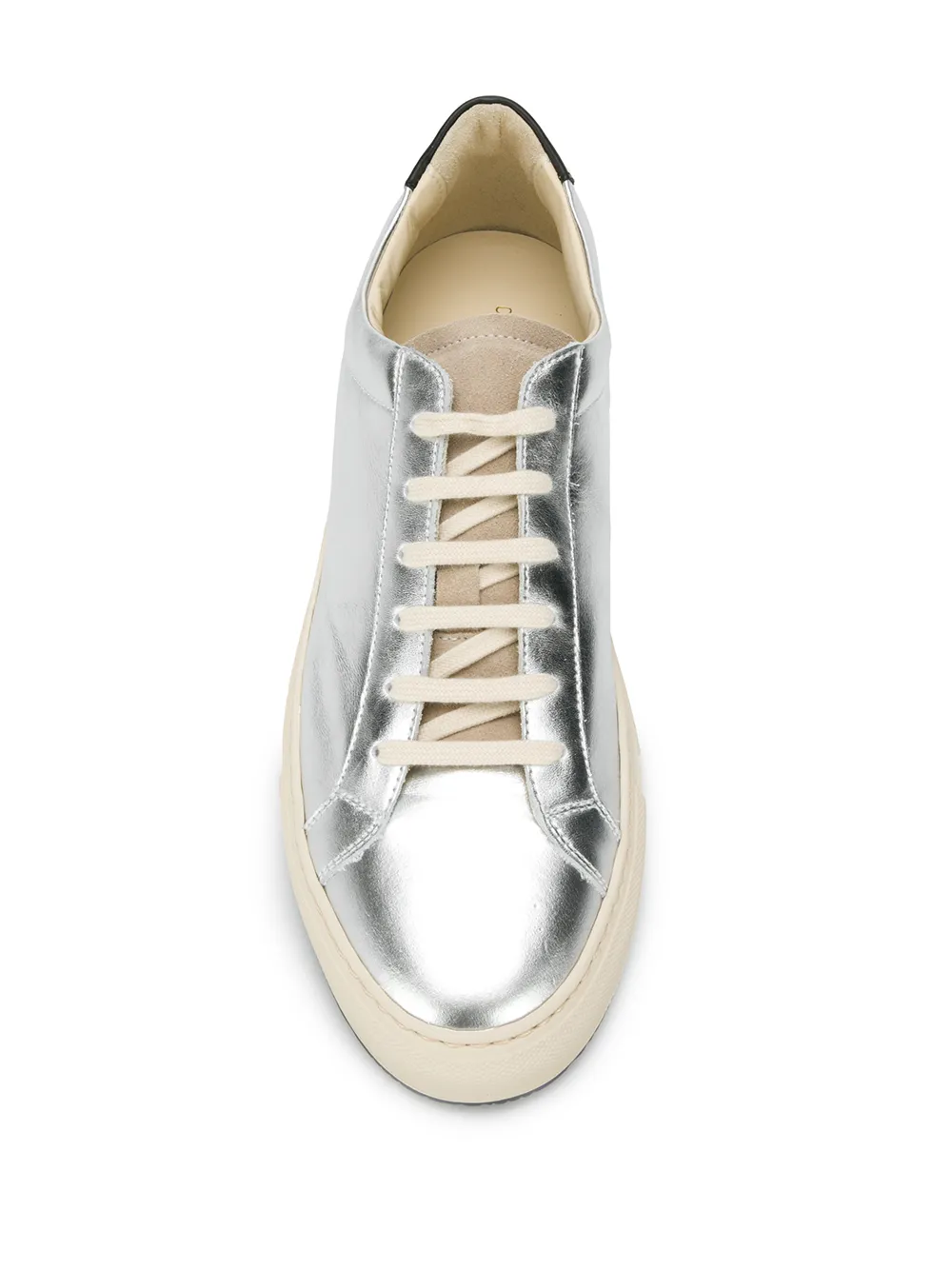 Common Projects low-top metallic trainers Silver