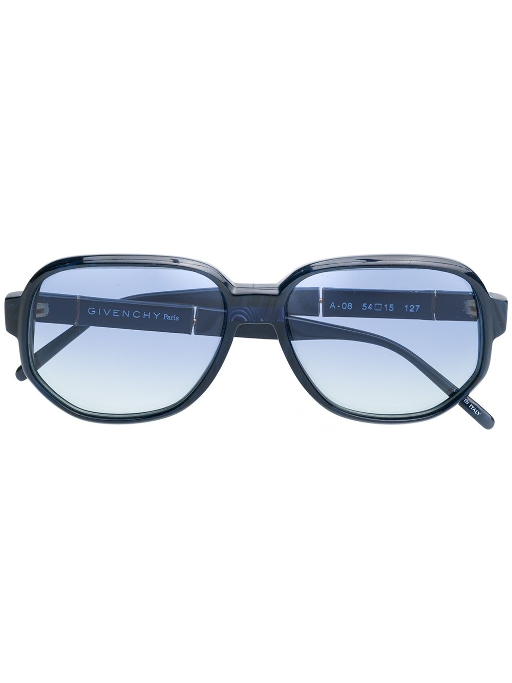 фото Givenchy Pre-Owned солнцезащитные очки 1990-х годов в массивной оправе с эффектом градиента
