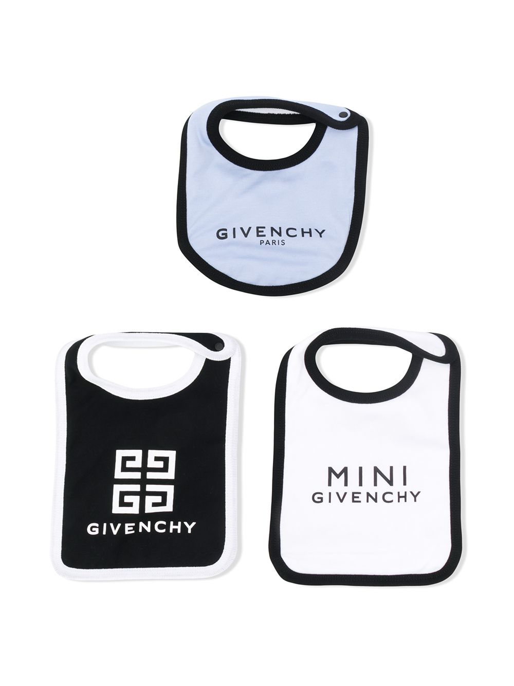 фото Givenchy Kids набор нагрудников с логотипом