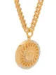 Versace Medusa pendant chain necklace