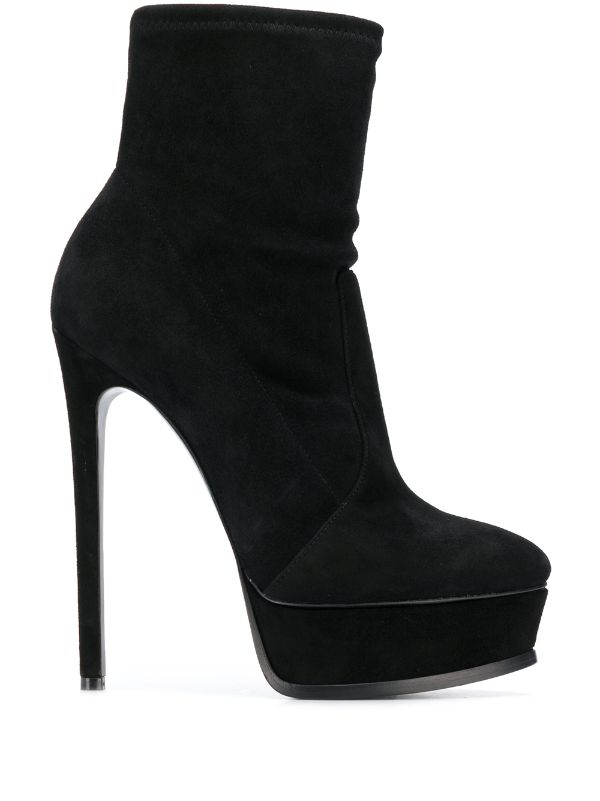 suede platform ankle boots