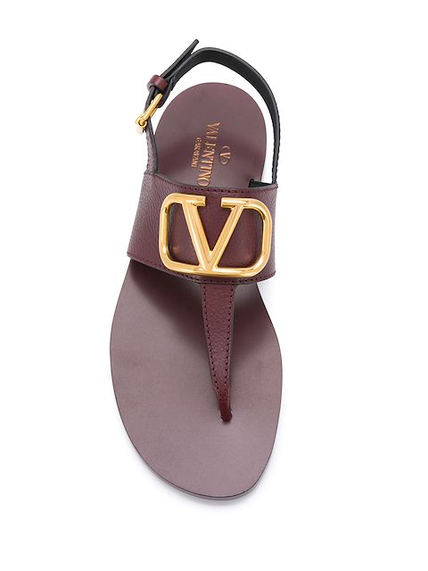 valentino vlogo flat sandals