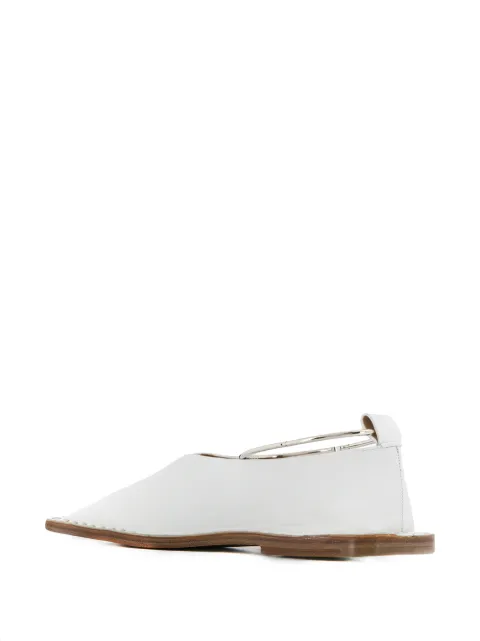 jil sander leather slippers