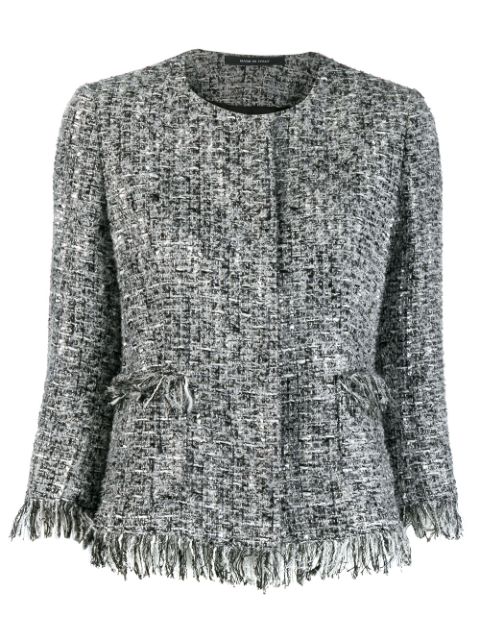 Shop Tagliatore Milly tweed jacket with Express Delivery - Farfetch