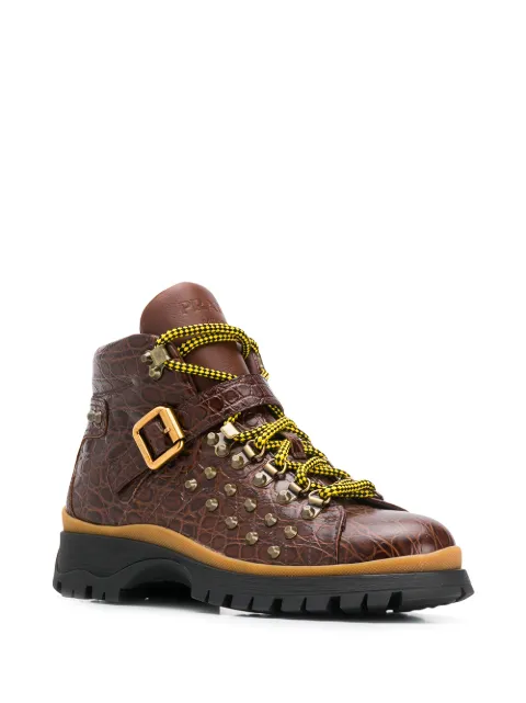 prada crocodile boots