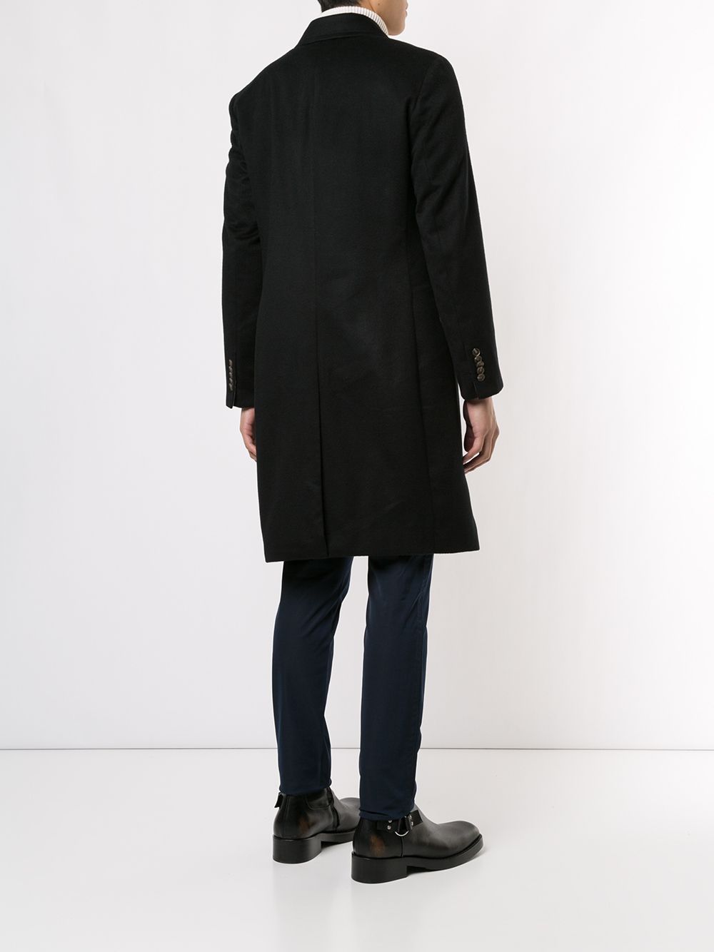 фото CK Calvin Klein однобортное кашемировое пальто