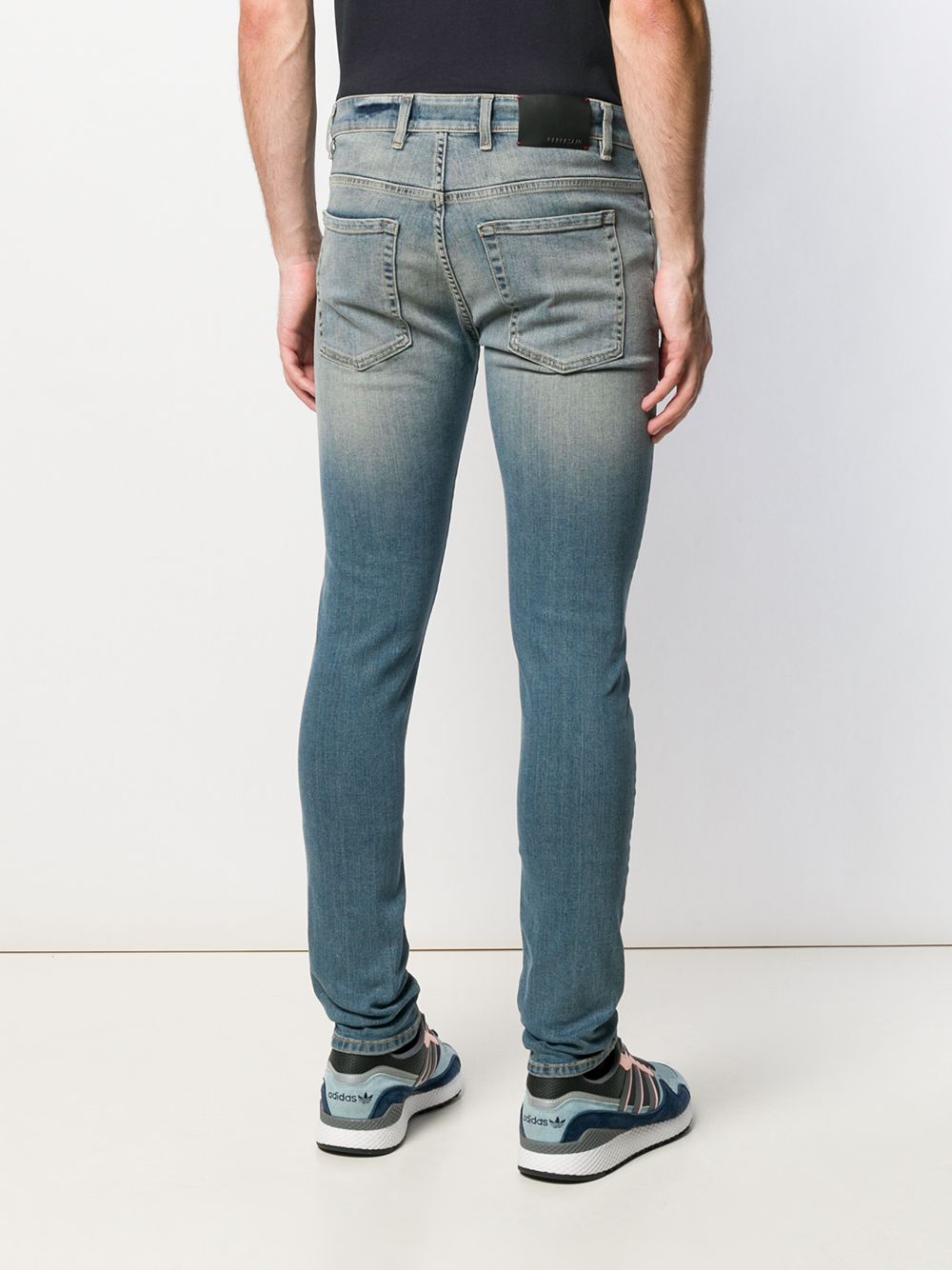 фото Represent джинсы скинни с эффектом потертости