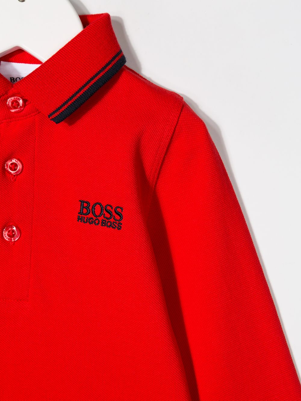 фото Boss kidswear рубашка-поло с длинными рукавами