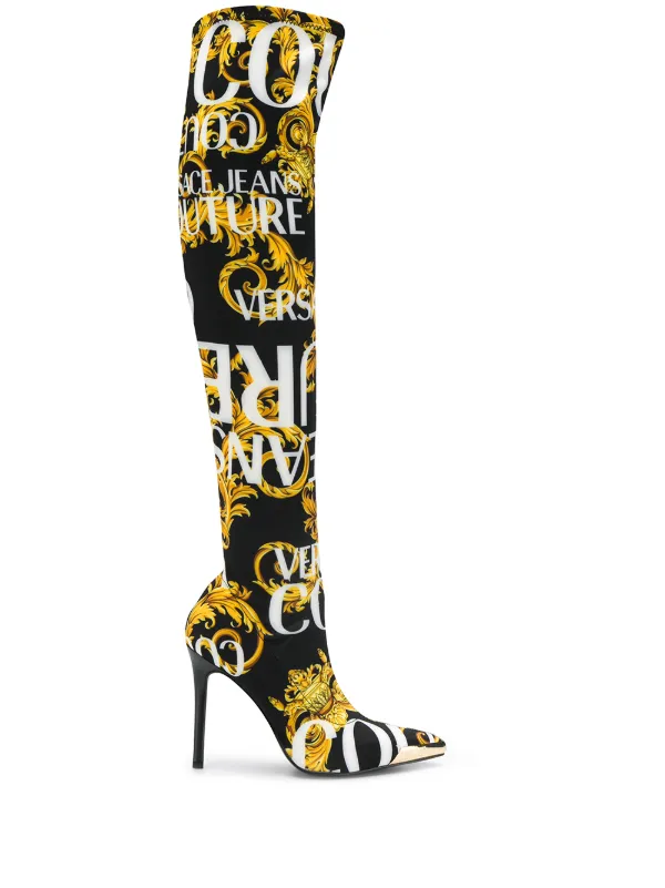 versace couture boots