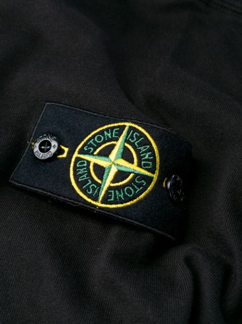 Stone Island Arm Logo Patch Jumper - Farfetch