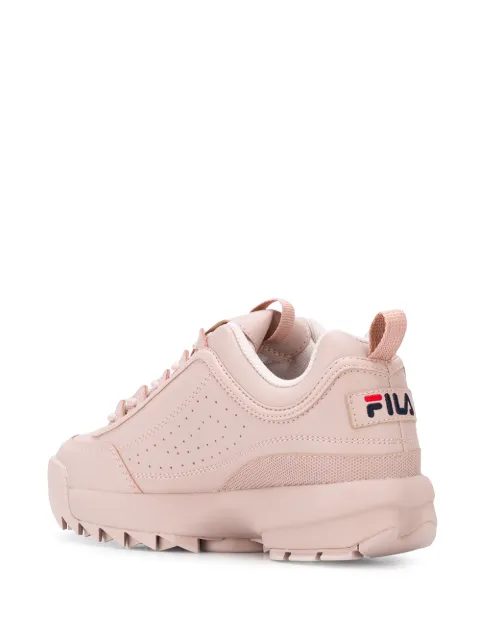 pink fila shoes with pouch