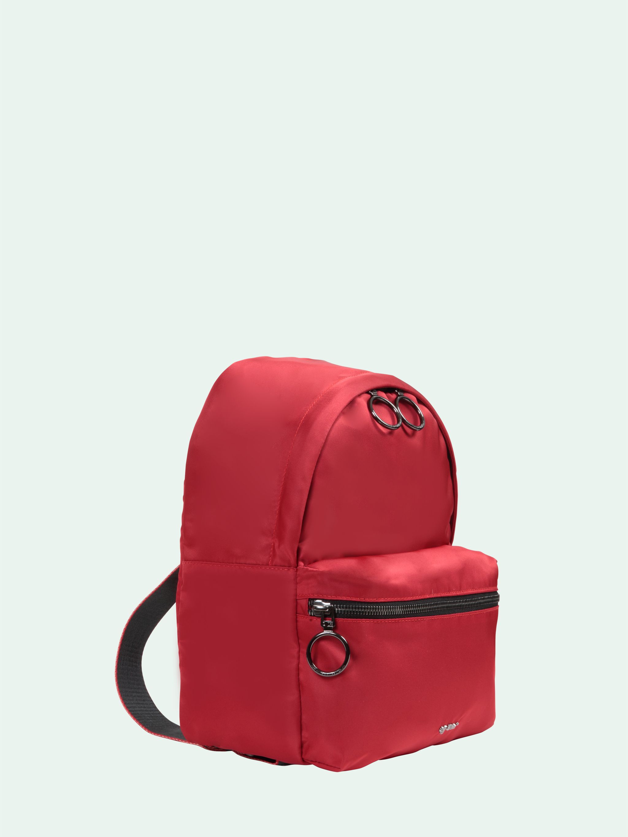 off white red backpack