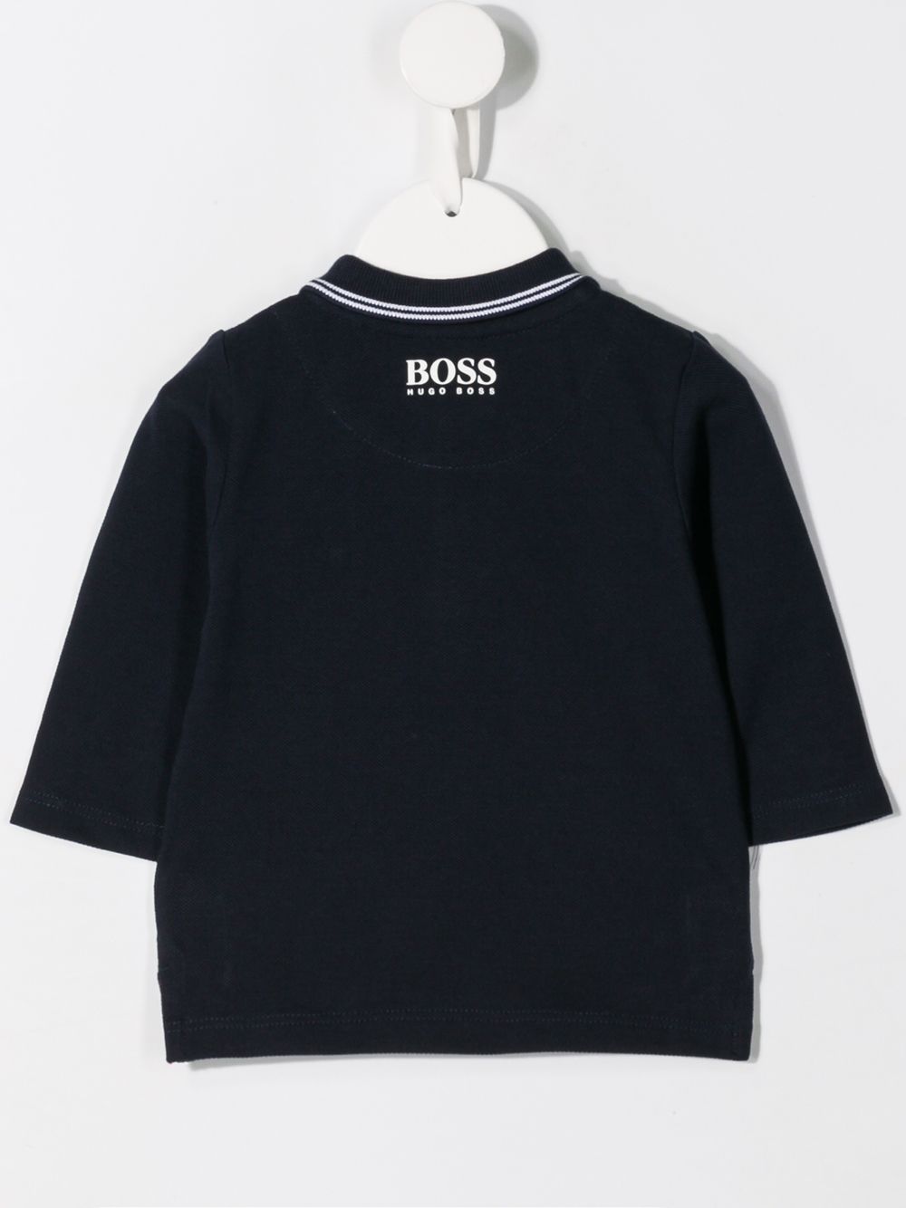 фото Boss kidswear рубашка-поло с вышитым логотипом