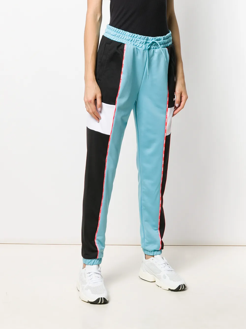 PUMA Trainingsbroek met zijstreep Blauw