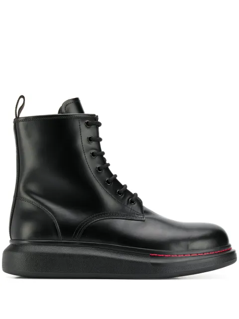 alexander mcqueen combat boots