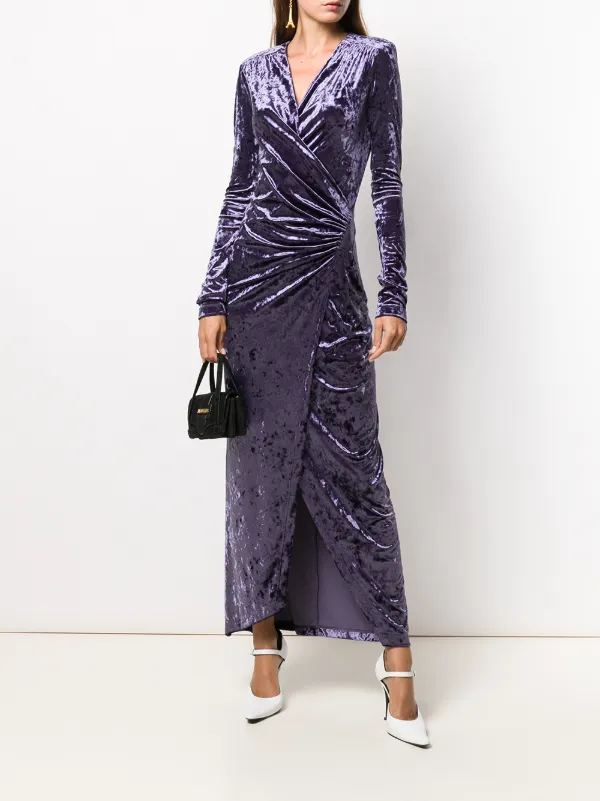 off white velvet dress