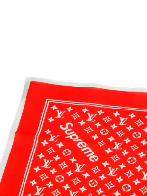 louis vuitton supreme scarf