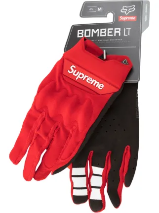 Supreme gloves hot sale red