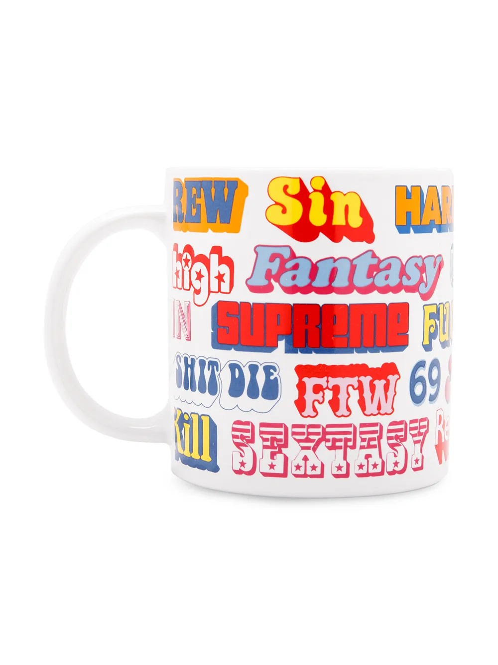 фото Supreme кружка с принтом