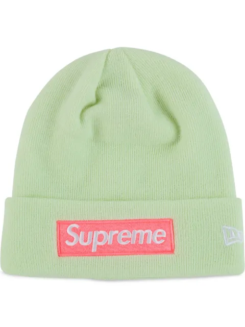neon green supreme beanie