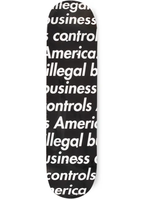 Supreme illegal business skate deck 