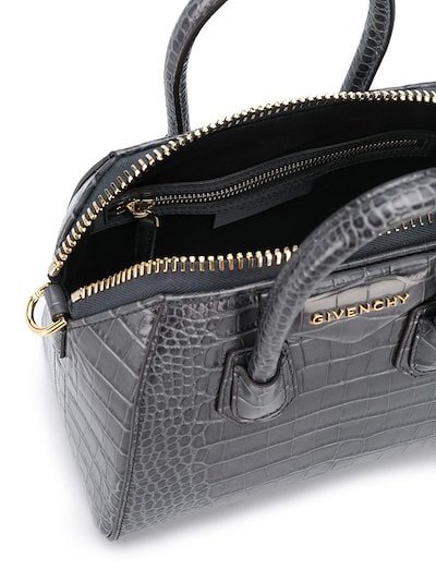 Givenchy mini Antigona tote bag grey | MODES