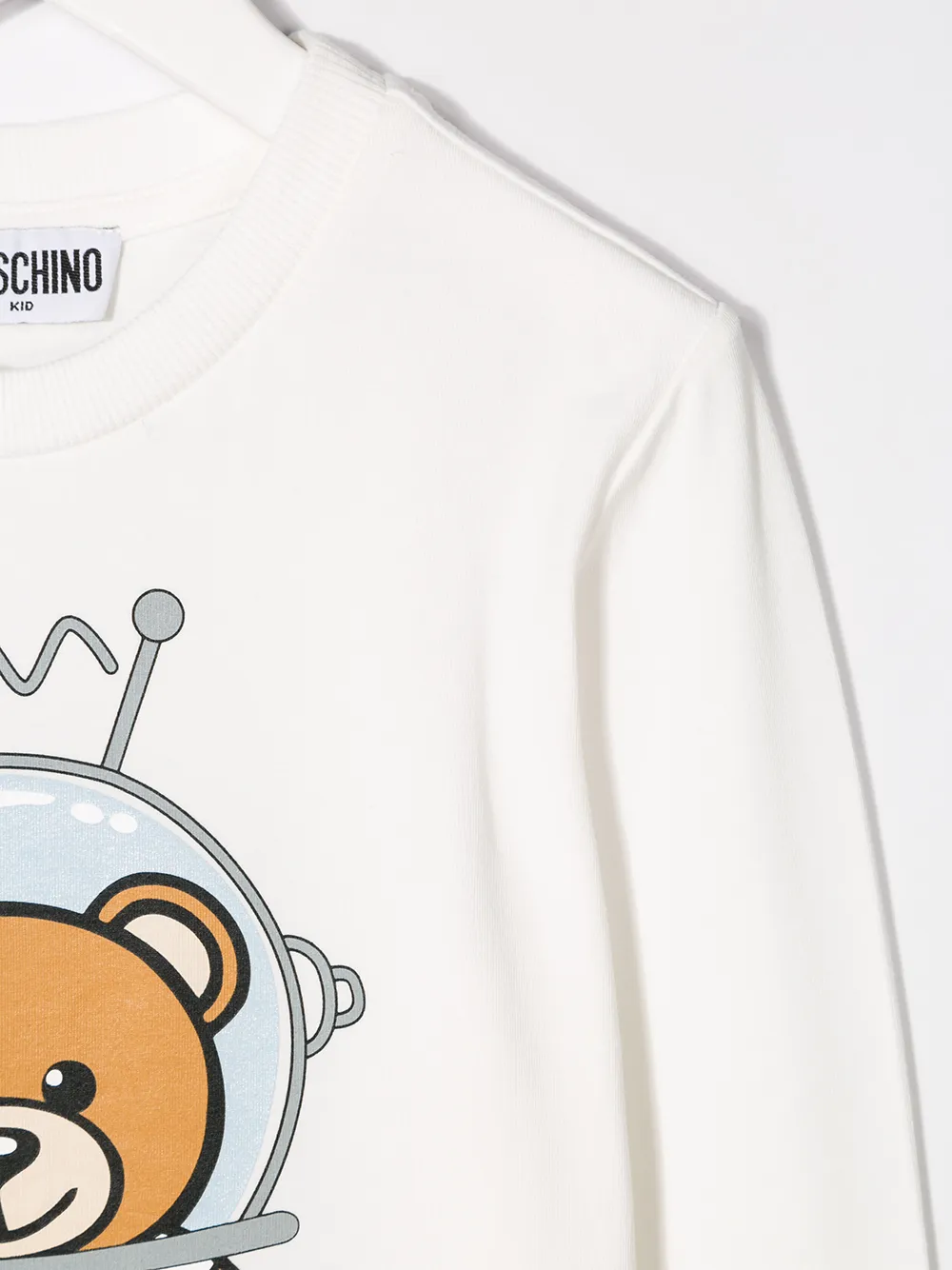 фото Moschino kids футболка с принтом