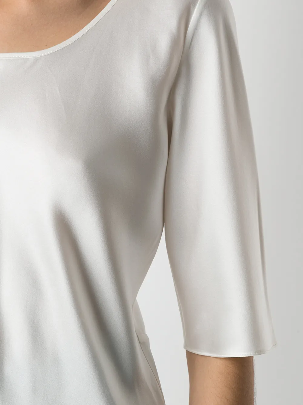 Gloria Coelho Zijden blouse Wit