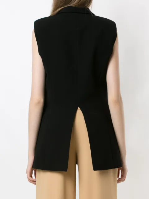 GLORIA COELHO SLEEVELESS BLAZER