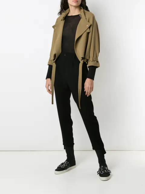 GLORIA COELHO RAGLAN SLEEVES COAT