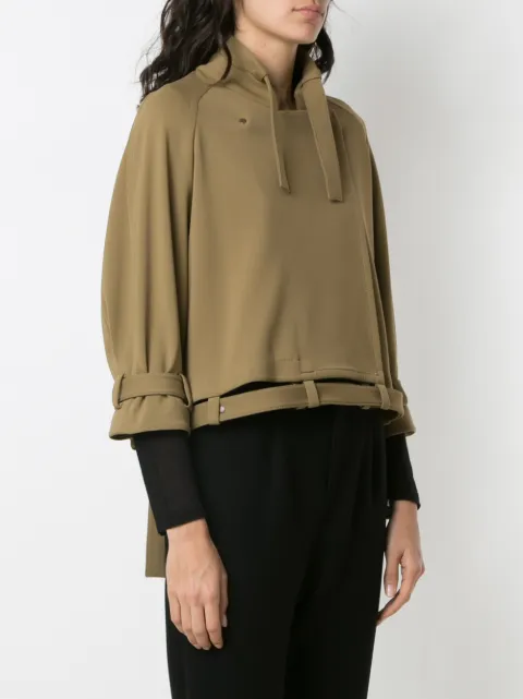 GLORIA COELHO RAGLAN SLEEVES COAT