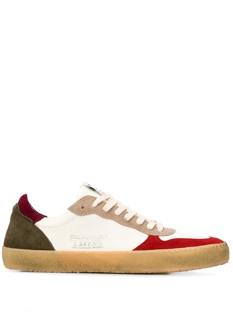 Philippe Model Sneakers PHILIPPE MODEL LAKERS VINTAGE SNEAKERS - RED