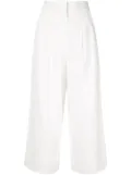 Bambah cropped wide-leg trousers - White