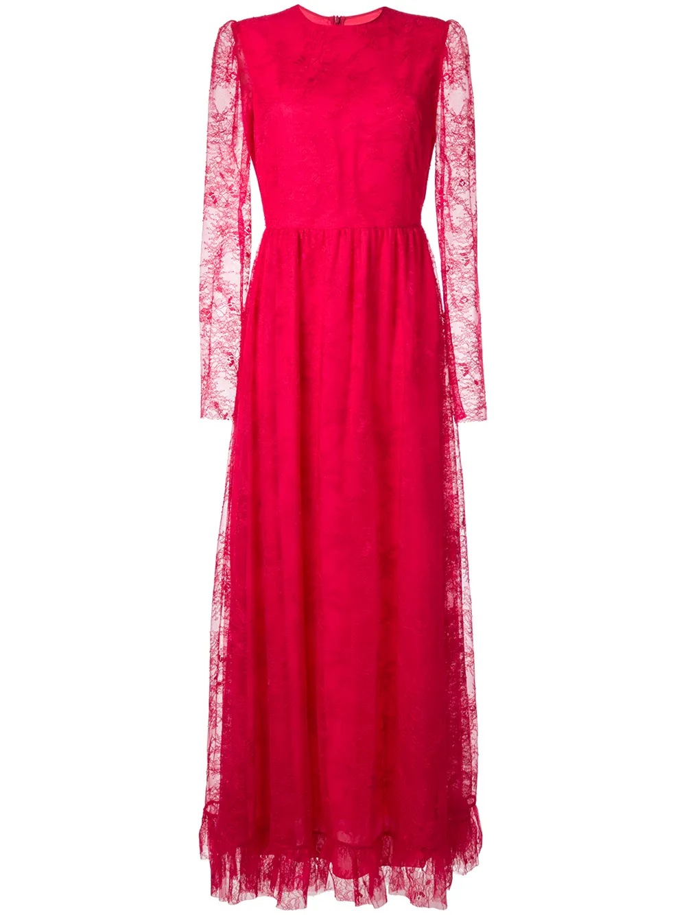 

Philosophy Di Lorenzo Serafini lace detail evening dress - Red