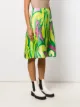 Marni abstract print silk skirt