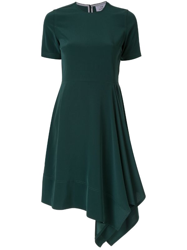 calvin klein green dress