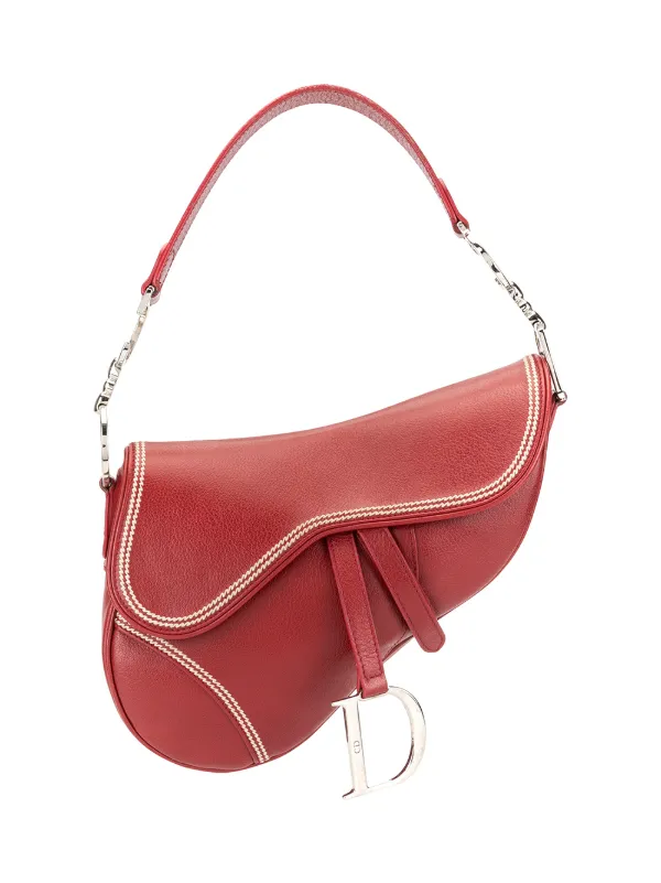 farfetch dior saddle bag