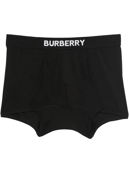 Burberry boxer à bande logo - Noir - Burberry - Modalova