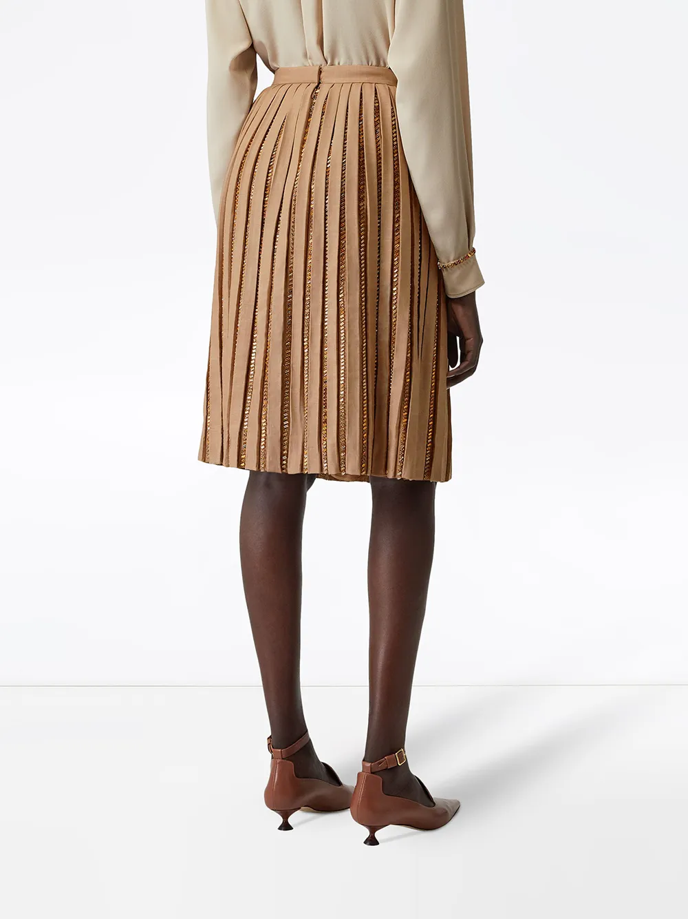 Burberry Rok van wol blend Beige