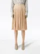 Burberry Crystal Detail Plissé Soleil Stretch Cady Skirt