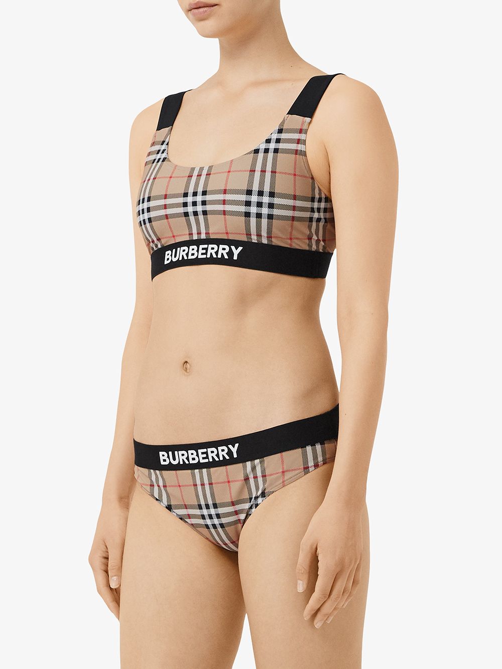 фото Burberry бикини в клетку Vintage Check