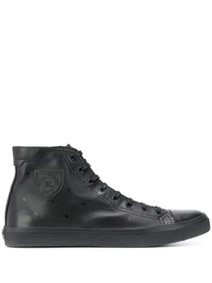 black designer high tops