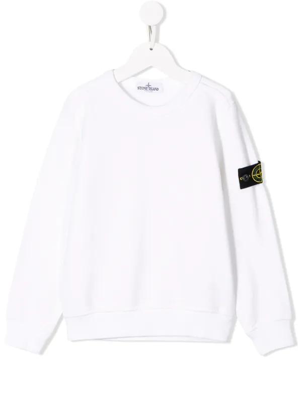 white crew neck