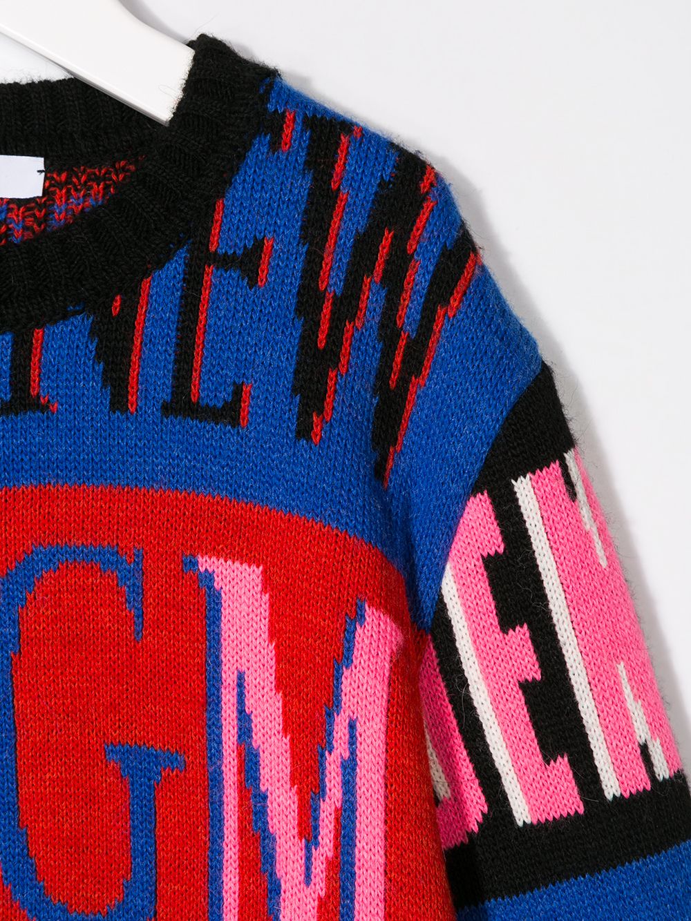 фото Msgm kids трикотажный свитер с логотипом