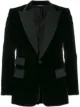 Image 1 of Dolce & Gabbana jacquard panels single-breasted blazer